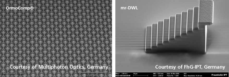 3D micro structures via two-photon polymerization (2PP)