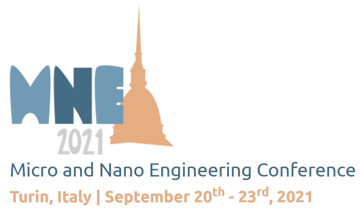 MNE Micro and Nano Engineering Conference – Turin, Italy – September 20th – 23rd, 2021