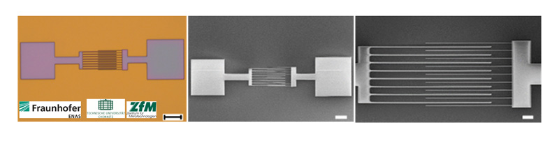Kombinierte UV & e-beam lithographische Strukturierung im Mix & Match Verfahren in einem Negativresist
